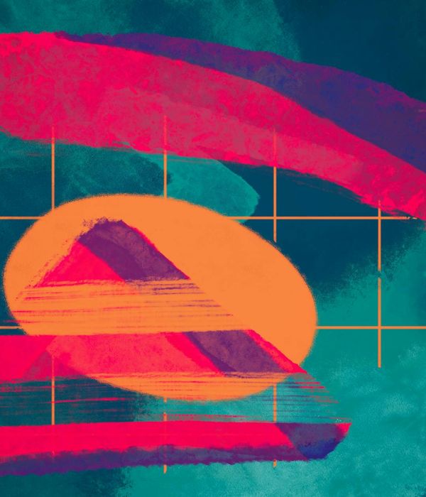 Abstract composition representing visual balance and harmony